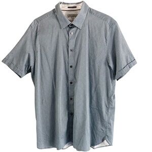 Ted Baker London Mens Short Sleeve Button Down XXL